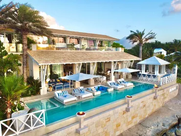 Cancun 6BR Oceanfront Modern Greek Villa (Punta Sam)